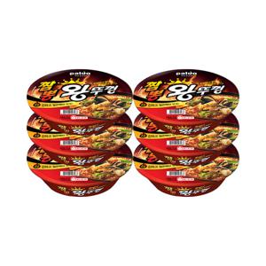 팔도 짬뽕 왕뚜껑 110g x 6개 / 컵라면 큰컵