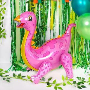 공룡은박풍선 브라키오사우루스(대형)핑크