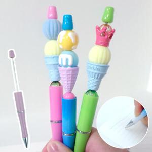 아트박스/오렌지몰 DIY 구슬펜 만들기 아이스크림 구슬 (랜덤)