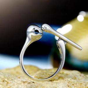 불교 패션 목탁 반지 목탁링 우정링 실버 925