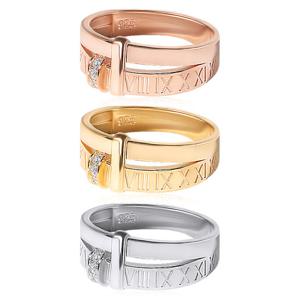 전체 92.5 Silver 티타니아 볼드 반지 LRA0001