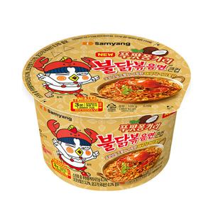 컵라면 큰사발 삼양 푸팟퐁커리 불닭볶음면 105g 16개