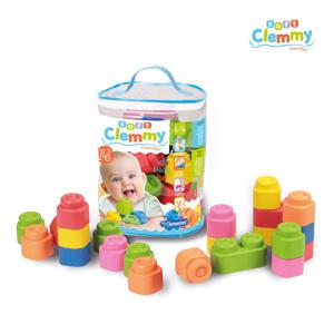 [클렘미] 클레미 소프트 블럭놀이(24pcs)
