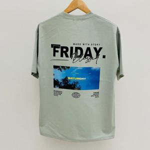 [리빌모아]남자 프라이데이 반팔 티셔츠 RB-TSH-Q023-카키