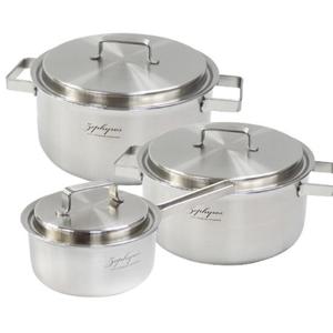 한일스텐레스 제피로스 IH 통5중 냄비 3종(16편+18+24)