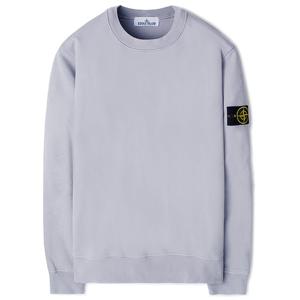 24SS 스톤 와펜 라운드 맨투맨 라벤더그레이 801563051 V0064