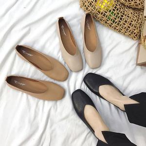 베이직 스타일 플랫슈즈 여성 플랫구두 데일리슈즈