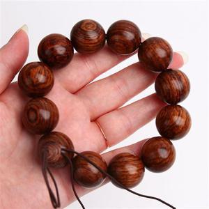 불교팔찌 백단향 나무로 만든 염주팔찌