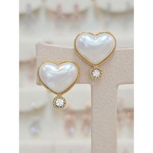 볼라레 세이브존03 볼라레 레피다 화이트통통하트귀걸이 AGSSS1711A