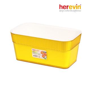 (헤르빈) 로즈 직사각 화분 대 옐로우