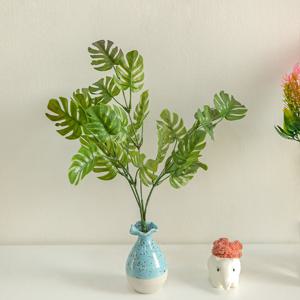 몬스테라 조화 녹색 식물 네이쳐 부쉬 33cm 2컬러 조경 인테리어 장식 소품 인조