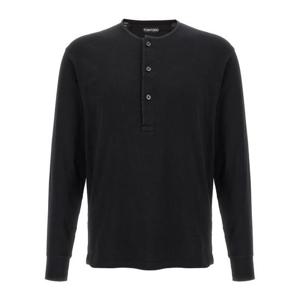 톰포드 긴팔 티셔츠 JHL019JMC067LB999 Black