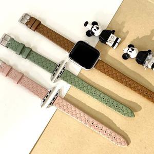 스마트워치스트랩 스티치소가죽765432SE 스마트워치스트랩가죽 턴트 워치 워치se 워치스트랩40mm 워치스트랩44mm 워치se40mm 스마트워치
