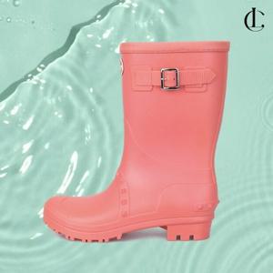 엘케이트 여자 레인부츠 장화 방수신발 장마철 미디부츠 LSS248