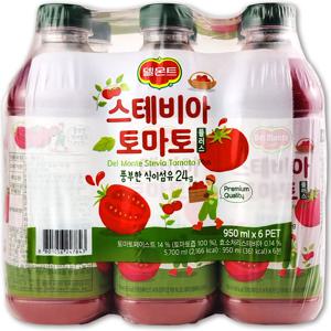코스트코 델몬트 스테비아 토마토 주스 5700ml(950ml x 6개)