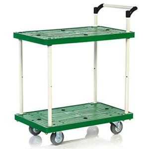 산업용 소형 녹색대차 2단 핸드카트 운반카트 산업용 업소용