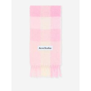 아크네 스튜디오 머플러 스카프 FN UX SCAR000115 CANDYPINKWHIT