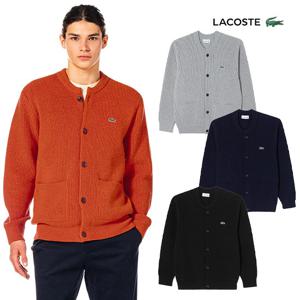 라코스테 공식 남성 크루넥 방모 가디건 AH503E-55N 4종 택1
