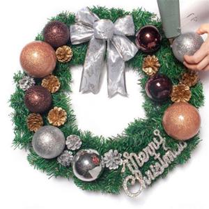 트리 DIY 초코볼 원형 크리스마스 장식 리스 40cm