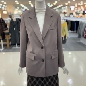 [숲][할인75%]  셀리느 아웃포켓 싱글 모직 자켓 SAAJK36