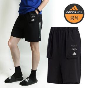 [아디다스 키즈](120cm~160cm) 주니어 기능성 트레이닝쇼츠/..