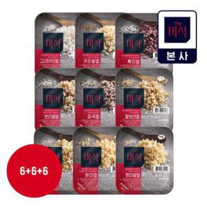 더미식 인기 잡곡밥 6p+6p+6P(잡곡/귀리/현미/고시히카리/보리)