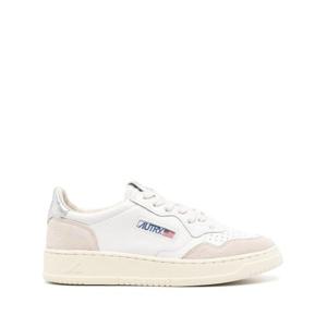 오트리 스니커즈 AULWLS 74 LEAT SUEDE WHT SILVER