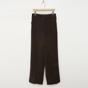 샵앤) 여성 골지 스웨이드 일자 슬랙스N PRO-WPT-3993-차콜