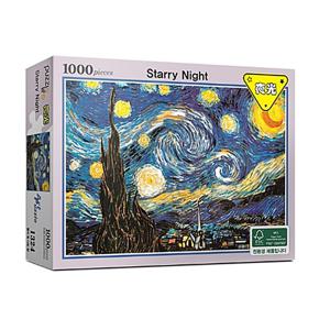 명화 풍경 직소퍼즐 1000피스 별이빛나는밤 야광 퍼즐 PL1324