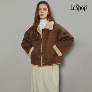 [르샵]카라넥 시어링 스웨이드 무스탕 자켓 (BOBJK011A)