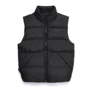 N254UDV170 나나 패딩 하이넥 구스다운 베스트 BLACK