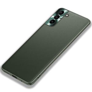 데켄스 갤럭시S22케이스 메탈 하드 슬림 가죽 폰 케이스 M773