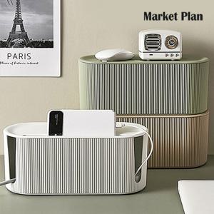 마켓플랜 템바보드 핸드폰 거치 멀티탭 정리함