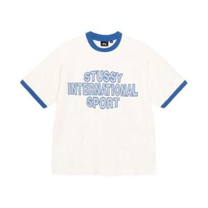 스투시 헤비 저지 스포츠 티셔츠 오프 화이트 1140365