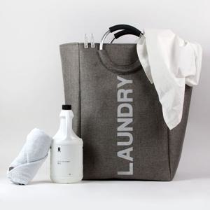 분리형 핸들 직사각 호텔 햄퍼 세탁 빨래 바구니 58L