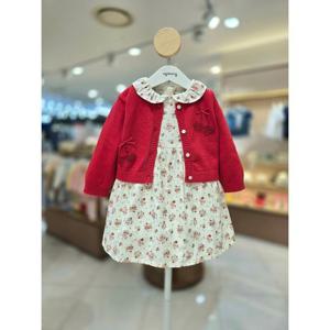 [아가방]MARIO엘리플라워나염 원피스(가디건)세트 01S534051