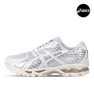 아식스 젤 님버스 10.1 남자 여성 운동화 화이트 퓨어 실버 1203A761-100