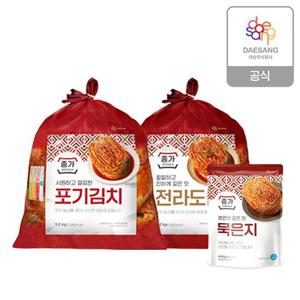 종가 중부식 포기김치5.2kg+전라도식 포기김치5.2kg+묵은지400g