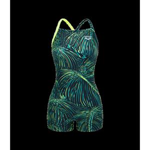 [아레나]여성 일반 A4FL1LH24GRN 다크포레스트 2부 반신 드롭백 실내수영복