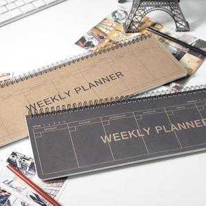 덕플러스문구 크라프트 데스크 롱 위클리 플래너