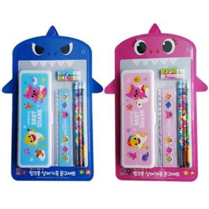 아트박스/위드미 핑크퐁 상어가족 문구세트