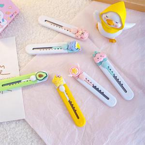 아트박스/호사문구 [아트필드] 캐릭터 클립 소형 커터칼 (7종 택