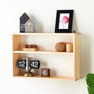 2단 원목 가로벽선반 원목선반 주방벽선반 주방수납장 벽선반 벽선반장 주방선반