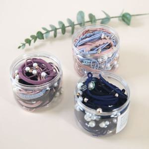 머리끈 35종 세트 헤어밴드 헤어끈 머리고무줄 방울