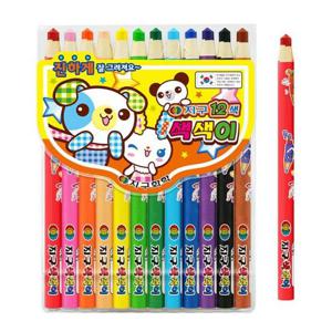 지구화학 색색이 색연필 12색 (축지식) (신학기 준비물)