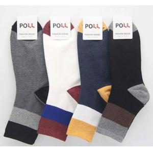 남성양말 캐주얼 스포츠양말 중목 컬러양말 3켤레묶음