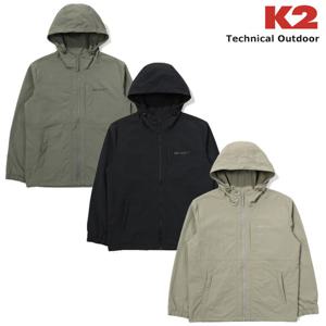 K2[택가189,000원] 남성 우븐 내추럴 방풍 자켓 GMU23181