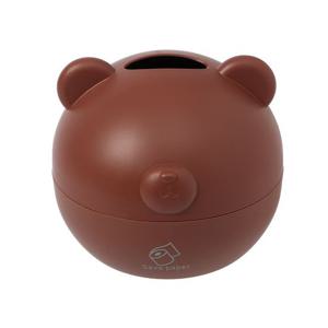 브라운 휴지케이스 베어 큐티