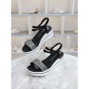 [블리아르]루루 소가죽 밴딩 웨지힐 샌들 6cm BLMD500482_GN