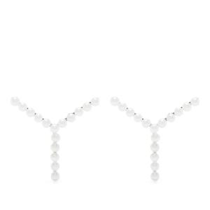 와이프로젝트 미니 Y 펄 디자인 귀걸이 EARRING24 S25 SILVER
